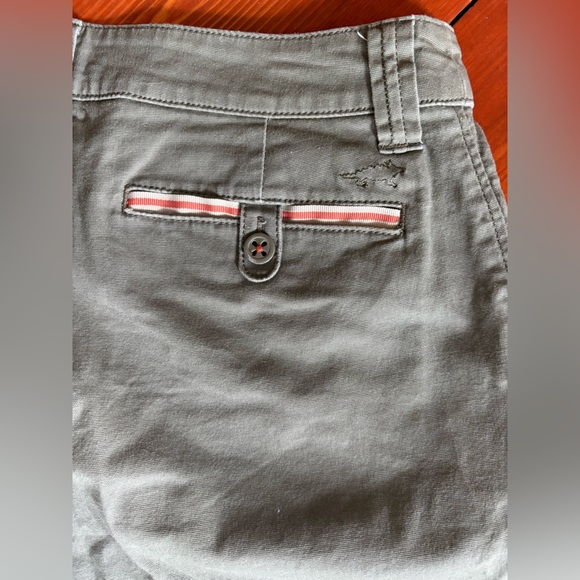 Horny Toad Size 8 Khaki Gray Green Stretch Casual Straight Wide Leg Hiking Pants - Picture 6 of 13